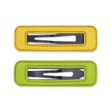 Oh My Hair Set 2 Clips Amarillo y Verde
