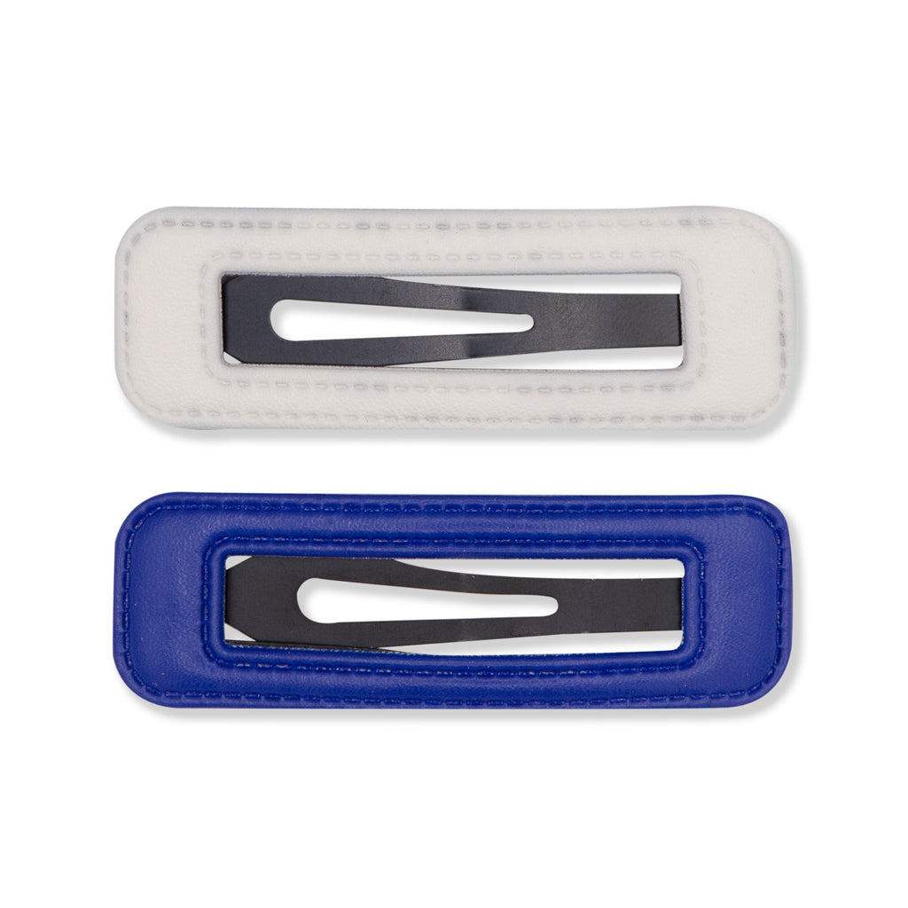 Oh My Hair Set 2 Clips Blanco y Azul