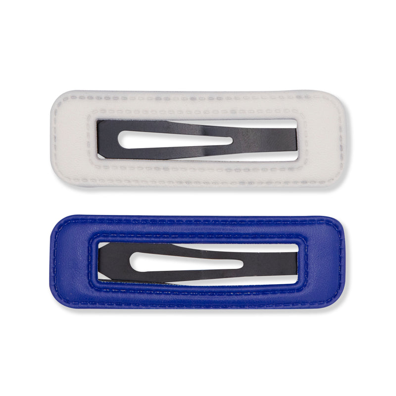 Oh My Hair Set 2 Clips Blanco y Azul