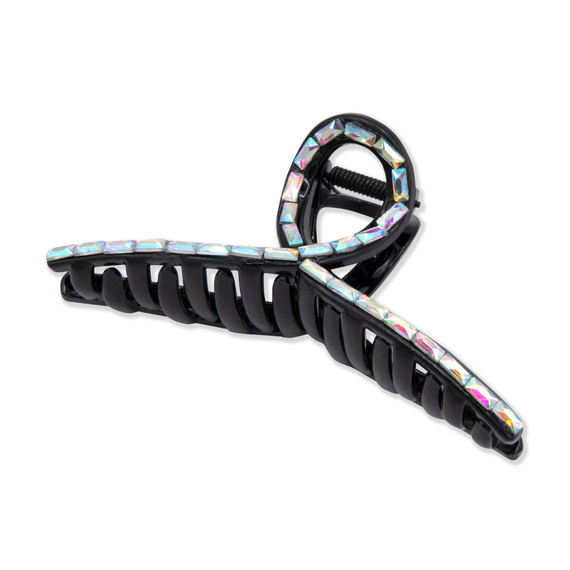 Oh My Hair Pinza Lazo Trenza Strass Negro