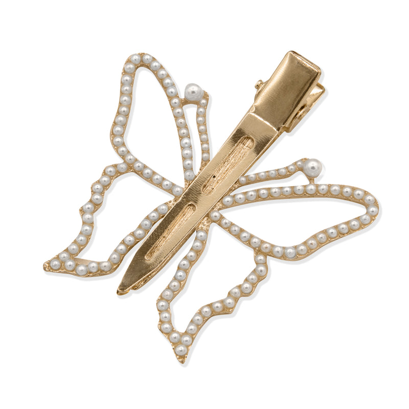 Oh My Hair Clip Butterfly Perlas