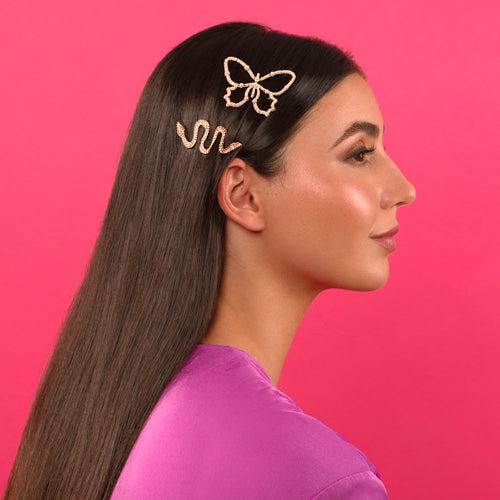 Oh My Hair Clip Serpiente Strass