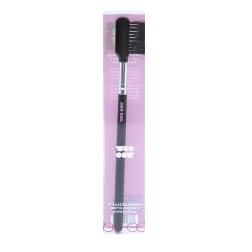 Cepillo Doble para Cejas y Pestañas
