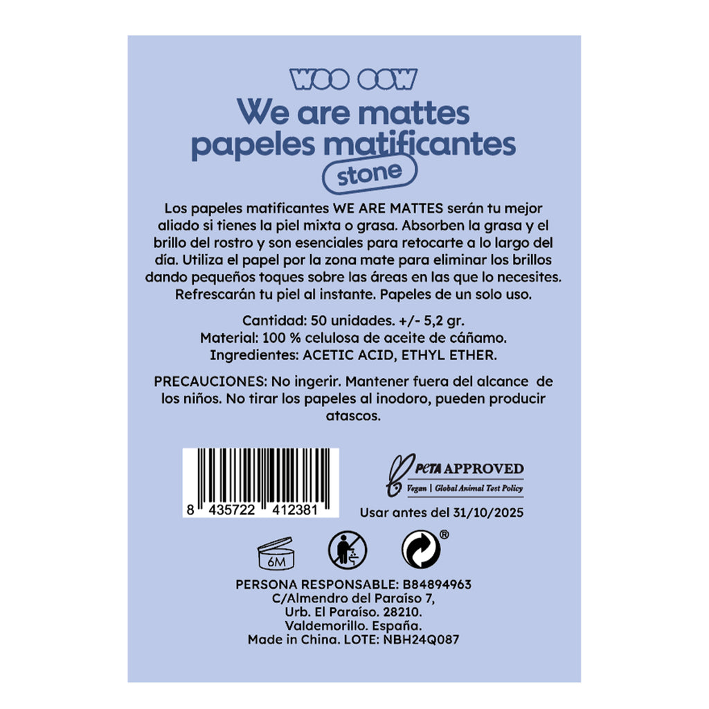 Papeles Matificantes Mattes
