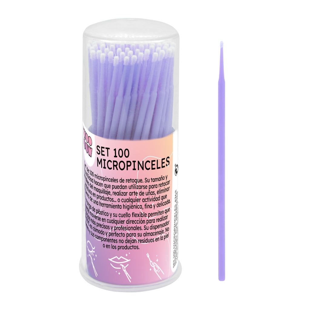 Set 100 Micropinceles de Retoque