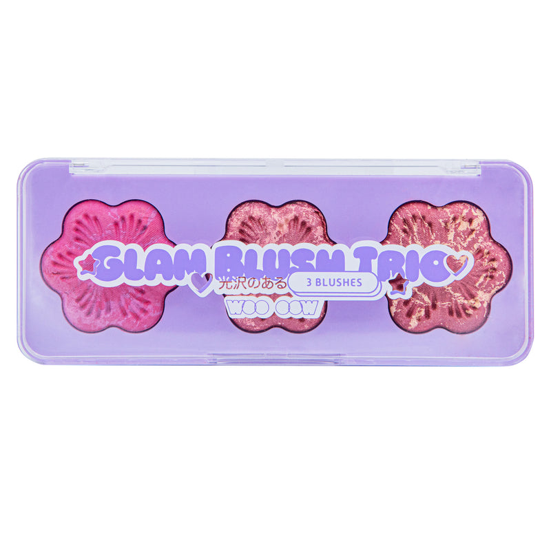 Glam Blush Trio Coloretes con Brillo