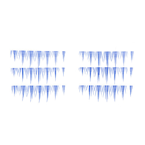 Flash Lash Pestañas Postizas Individuales Azul