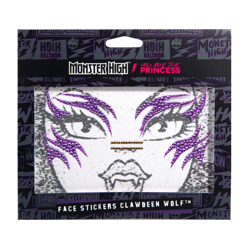 MONSTER HIGH™ / YOU ARE THE PRINCESS FACE STICKERS CLAWDEEN WOLF™