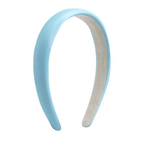 Oh My Hair Diadema Cuero Fina Azul Cielo