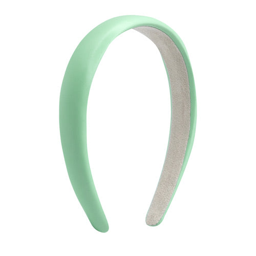 Oh My Hair Diadema Cuero Fina Verde Menta