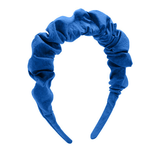 Oh My Hair Diadema Fruncida Cuero Royal