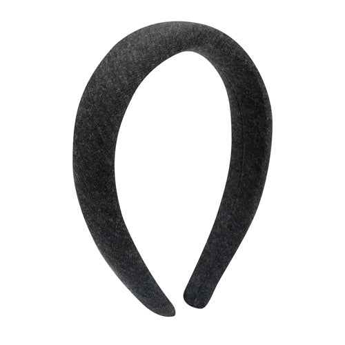 Oh My Hair Diadema Ancha Micro Tweed Negra