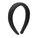 Oh My Hair Diadema Ancha Micro Tweed Negra