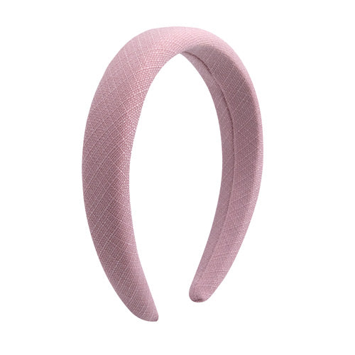 Oh My Hair Diadema Ancha Micro Tweed Rosa