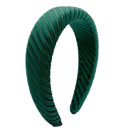 Oh My Hair Diadema Ancha Acolchada Relieve Verde