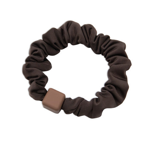 Oh My Hair Scrunchie Tela Fina Marrón
