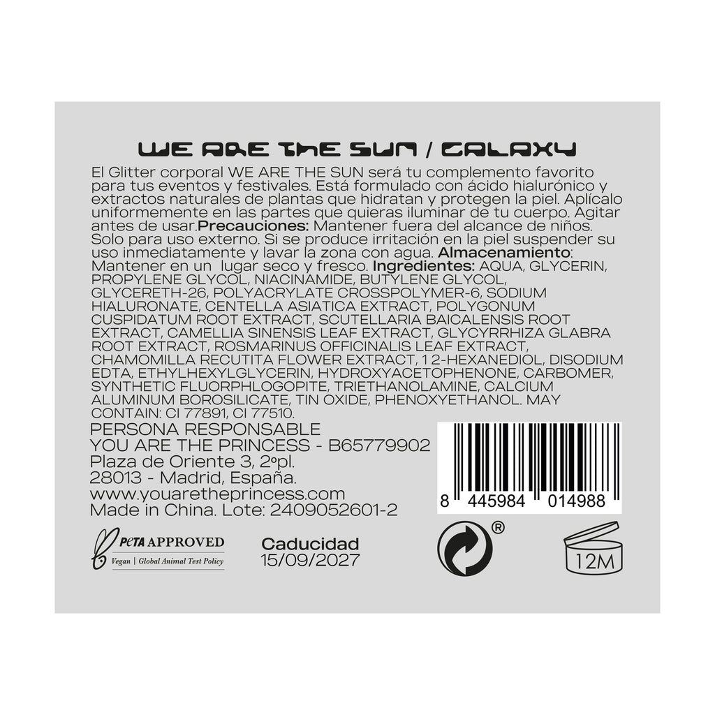 Party Lab We Are the Sun Glitter Corporal