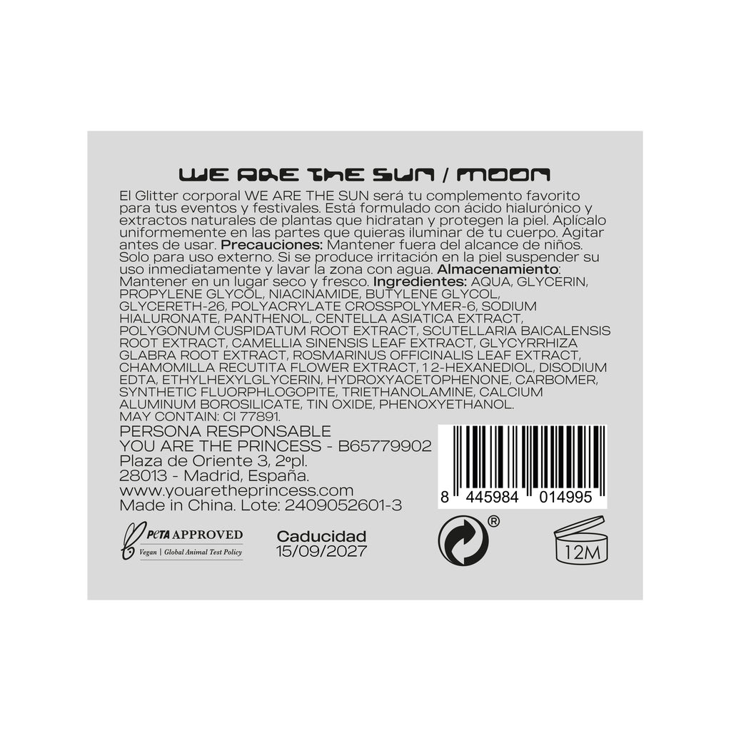 Party Lab We Are the Sun Glitter Corporal