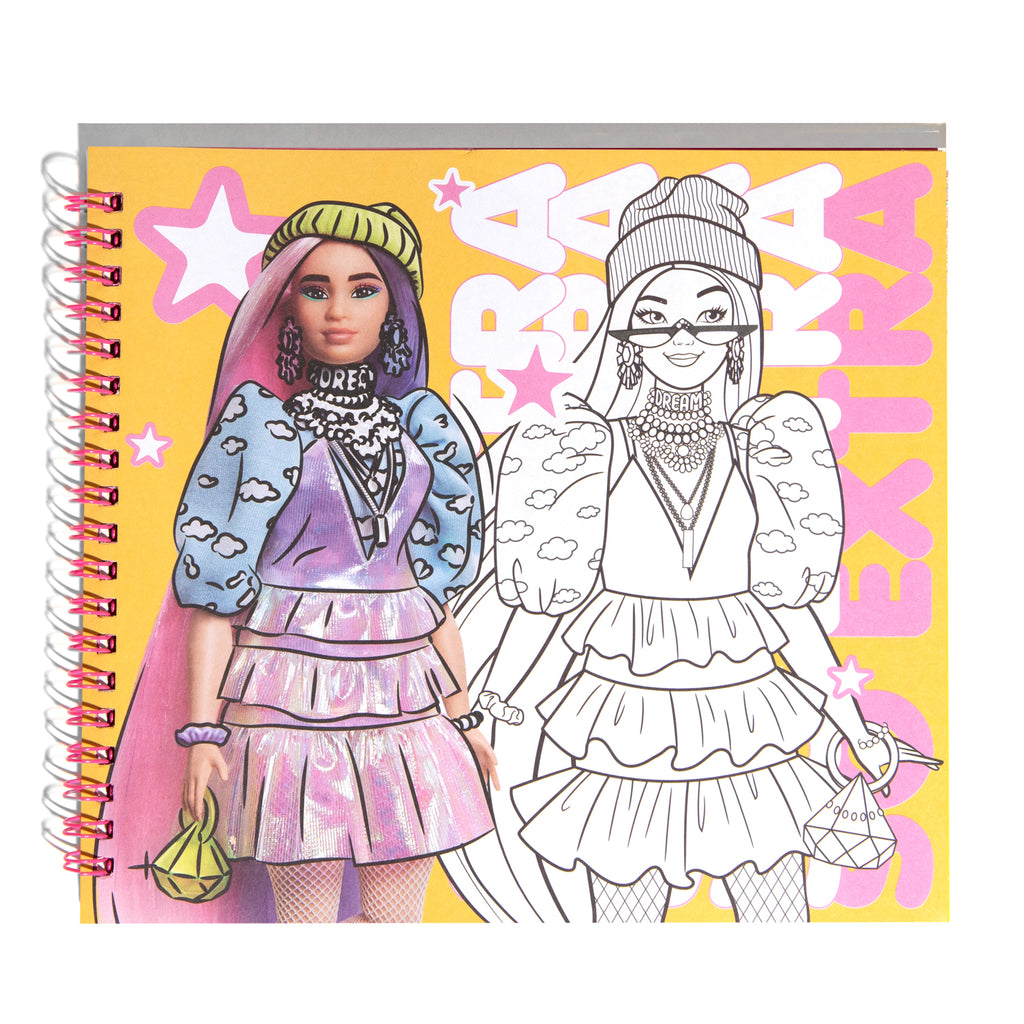 Barbie™ / Princess Notebook Stickers Paper Doll Cuaderno