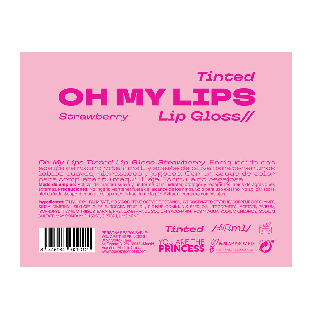 Oh My Lips Tinted Lip Gloss Strawberry