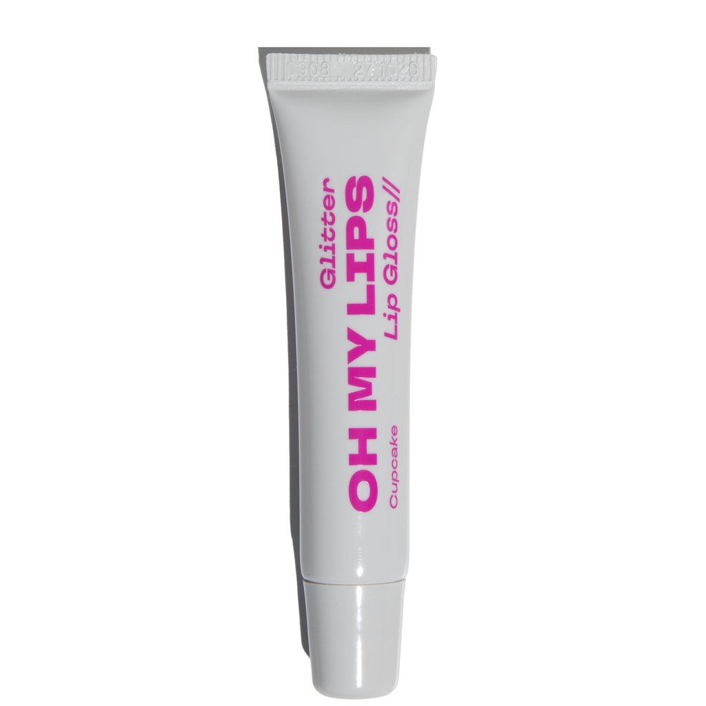 Oh My Lips Glitter Lip Gloss Cupcake