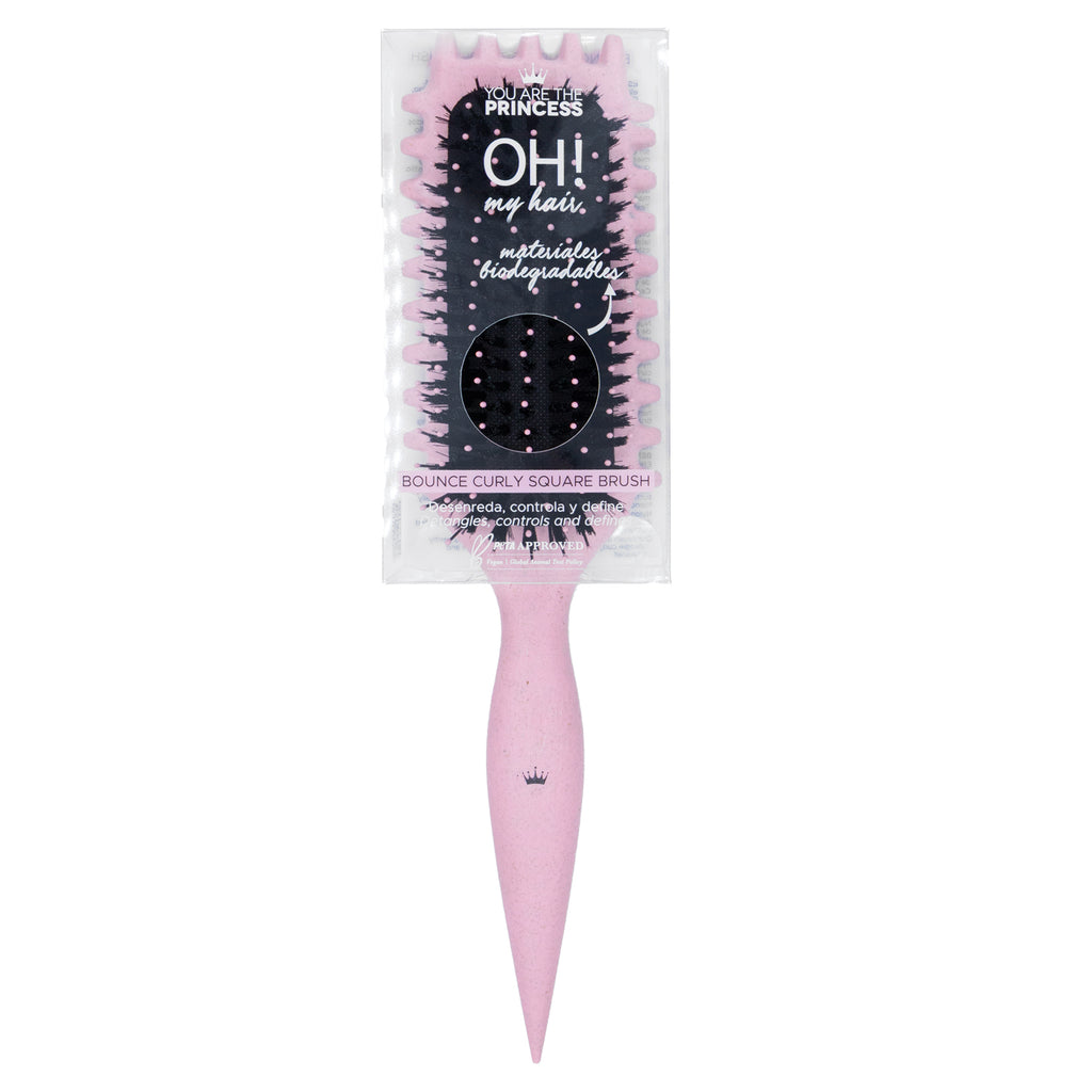 OH MY HAIR BOUNCE CURLY SQUARE BRUSH CEPILLO PARA PELO RIZADO