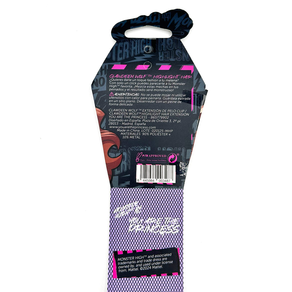 MONSTER HIGH™ / YOU ARE THE PRINCESS CLAWDEEN WOLF™ HIGHLIGHT HAIR