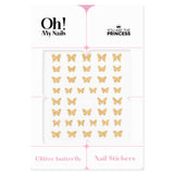 Oh My Nails Stickers Glitter Butterfly