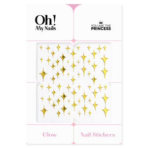 Oh My Nails Stickers Glow Nail