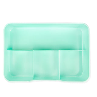 ESPEJO RECTANGULAR CON LUZ LED Y BASE ORGANIZADORA