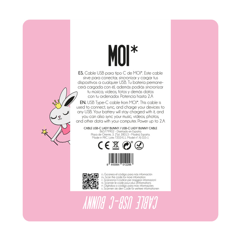 Cable USB C Bunny