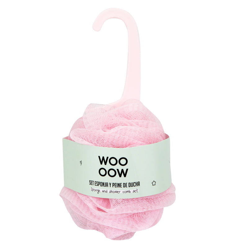 Set Esponja de Baño y Peine