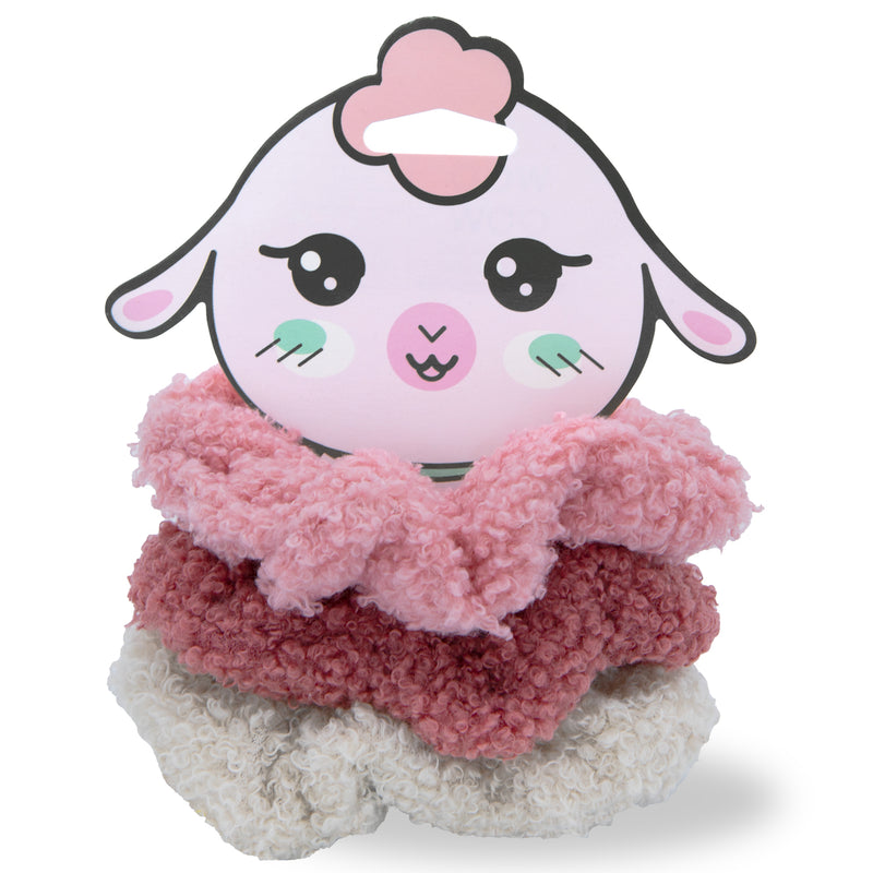 Set 3 Scrunchies Borreguito