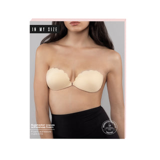 Sujetador Copas Adhesivas Foam Beige
