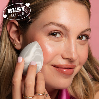 Must Have Marble Sponge Esponja de Maquillaje con Soporte Limpiador