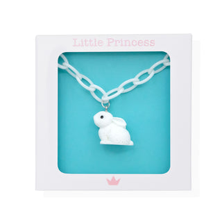 Little Princess Collar Conejito Eslabones Blanco