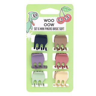 Set 6 Mini Pinzas Soft