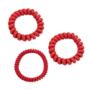 OH MY HAIR SET 3 GOMAS CABLE ROJO