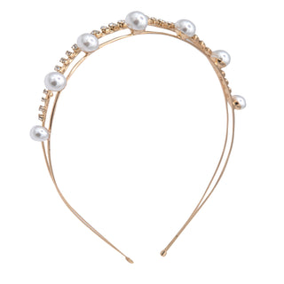 Oh My Hair Diadema Doble Strass y Perlas