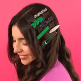 Oh My Hair Set 2 Clips Verde