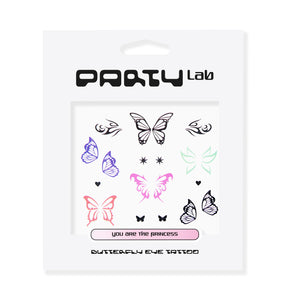 Party Lab Butterfly Eye Tattoo