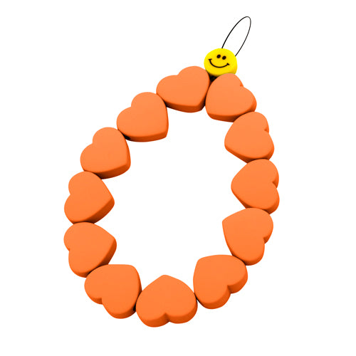 Cuelga Móvil Corazones Naranja
