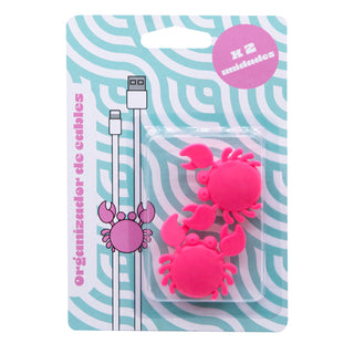 Organizador de Cables Rosa