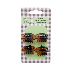 Set 4 Mini Pinzas de Agarre Fuerte