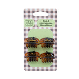 Set 4 Mini Pinzas de Agarre Fuerte
