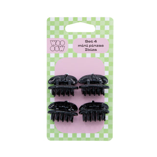 Set 4 Mini Pinzas de Agarre Fuerte