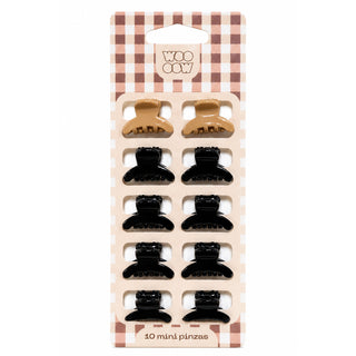Set of 10 Mini Hair Clips