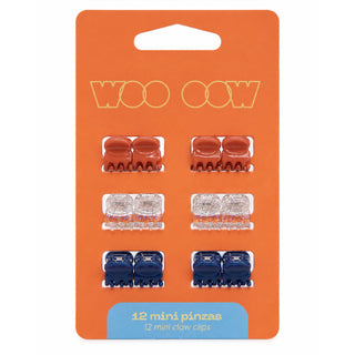Set of 12 Mini Hair Clips