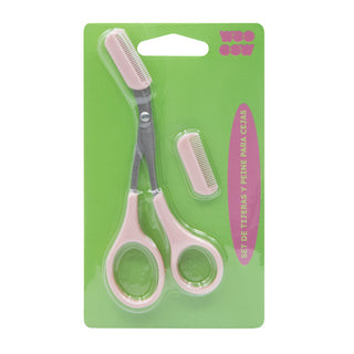 Set de Tijera + Peine Para Cejas