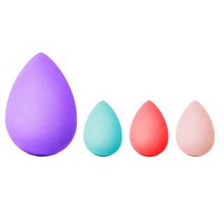 Set de 4 Esponjas Makeup Multicolor